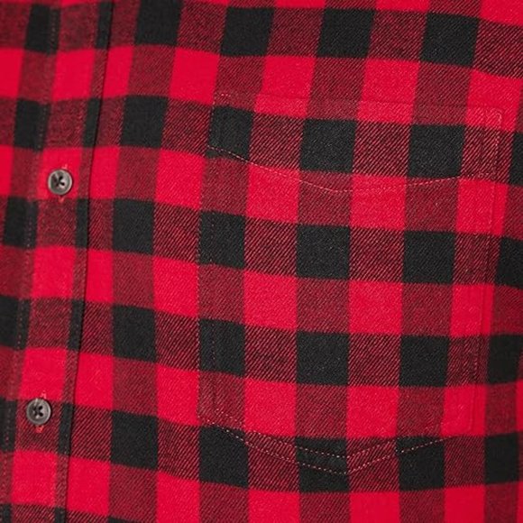 Essentials Men's Long-Sleeve Flannel Shirt (Available in Big & Tall) - Picture 2 of 7